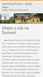 Mobile Screenshot of apartmany-sumava.net